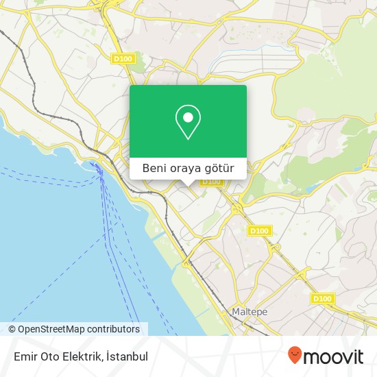 Emir Oto Elektrik harita