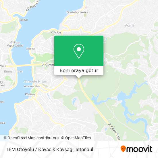 TEM Otoyolu / Kavacık Kavşağı harita