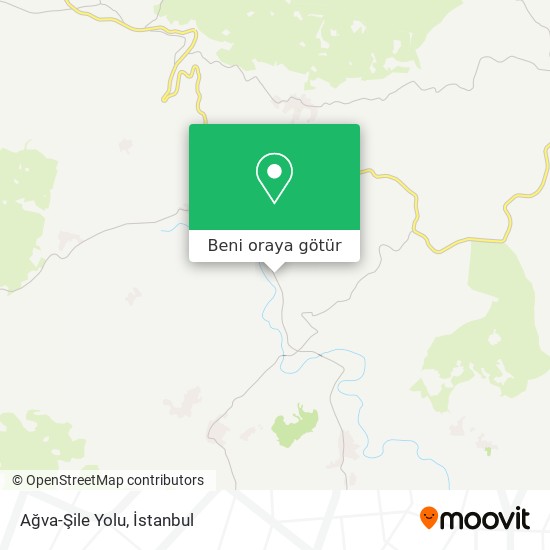 Ağva-Şile Yolu harita