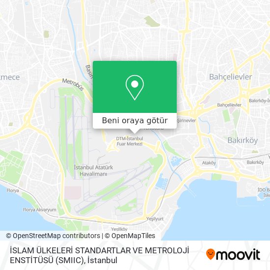 İSLAM ÜLKELERİ STANDARTLAR VE METROLOJİ ENSTİTÜSÜ (SMIIC) harita
