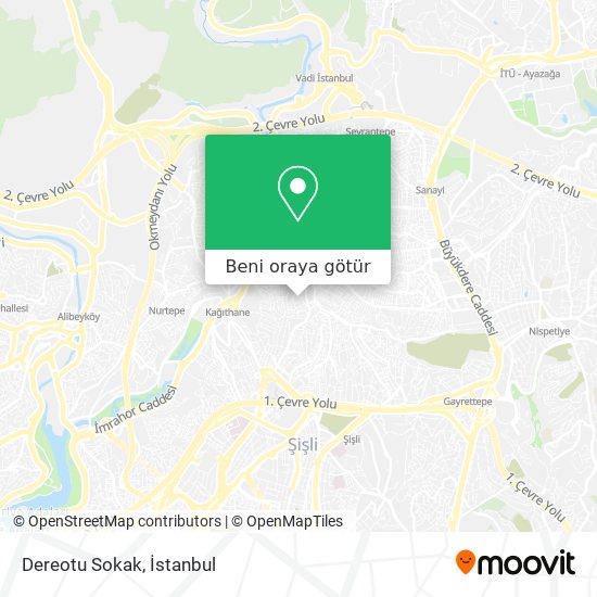 Dereotu Sokak harita