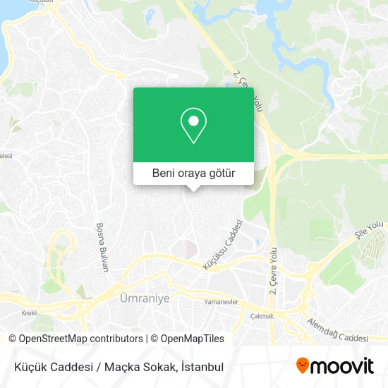 Küçük Caddesi / Maçka Sokak harita