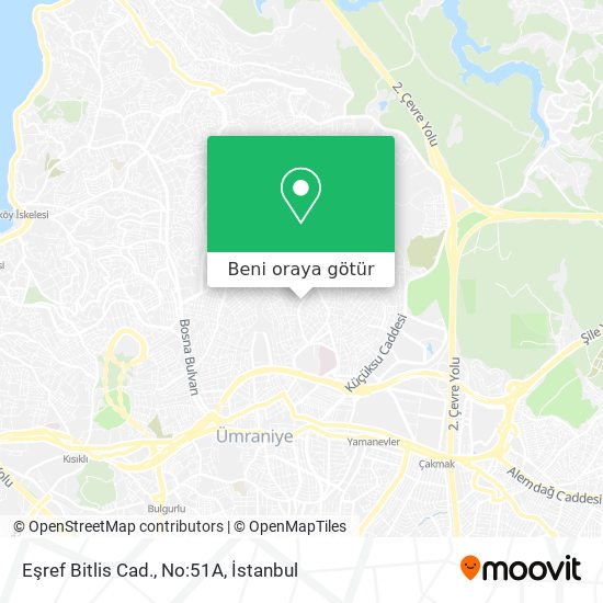 Eşref Bitlis Cad., No:51A harita