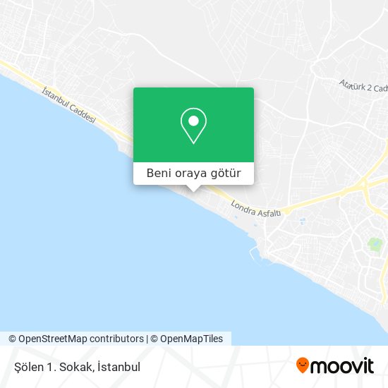 Şölen 1. Sokak harita