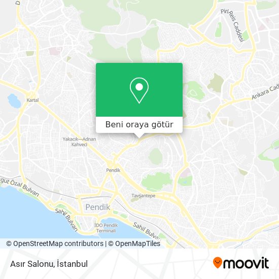 Asır Salonu harita