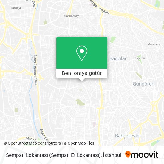 Sempati Lokantası (Sempati Et Lokantası) harita