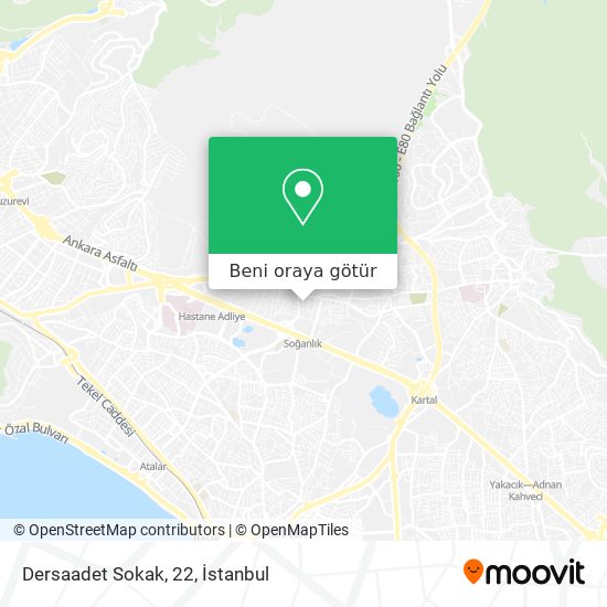 Dersaadet Sokak, 22 harita