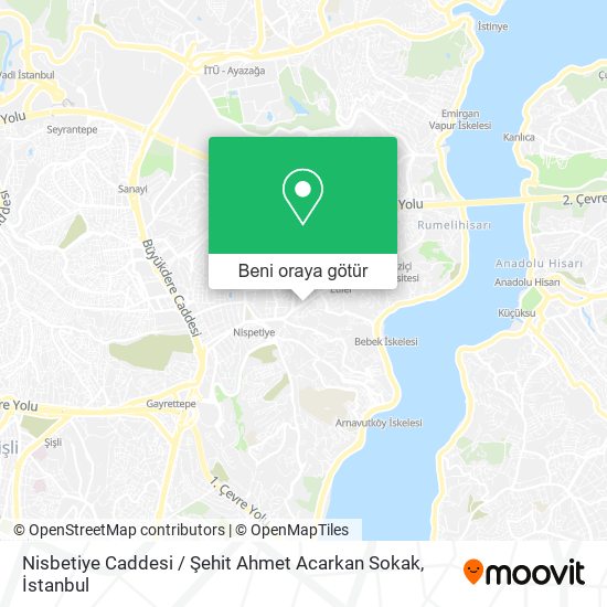 Nisbetiye Caddesi / Şehit Ahmet Acarkan Sokak harita