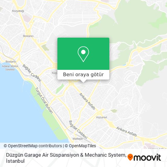 Düzgün Garage Air Süspansiyon & Mechanic System harita