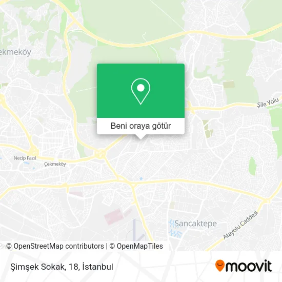 Şimşek Sokak, 18 harita