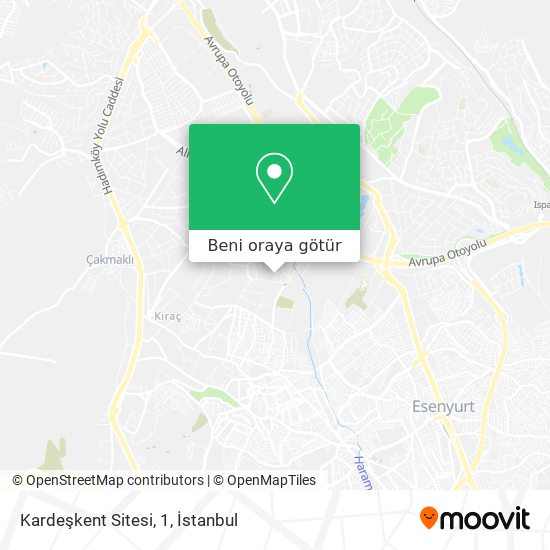 Kardeşkent Sitesi, 1 harita