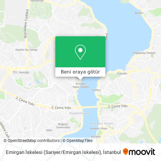 Emirgan İskelesi (Sariyer / Emirgan Iskelesi) harita