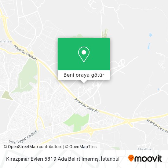 Kirazpınar Evleri 5819 Ada Belirtilmemiş harita