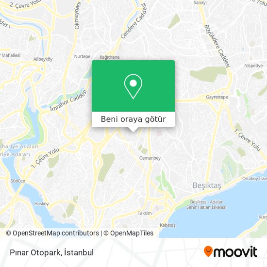 Pınar Otopark harita