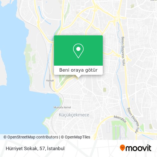 Hürriyet Sokak, 57 harita