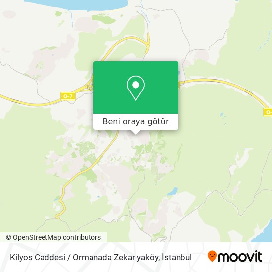 Kilyos Caddesi / Ormanada Zekariyaköy harita