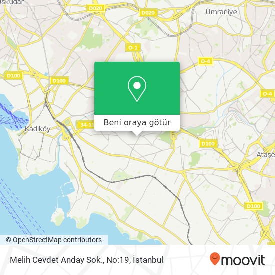 Melih Cevdet Anday Sok., No:19 harita