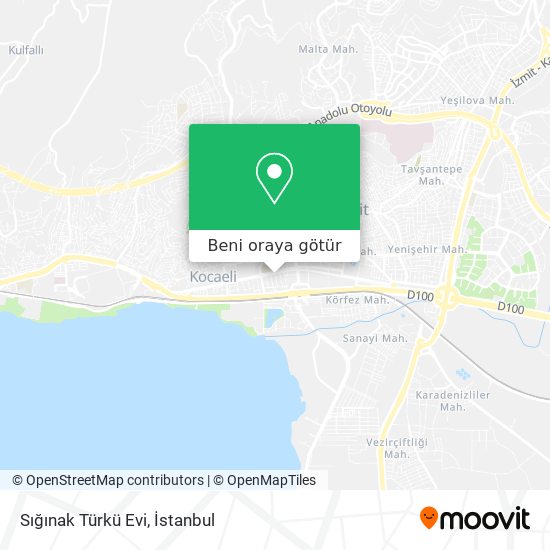 Sığınak Türkü Evi harita