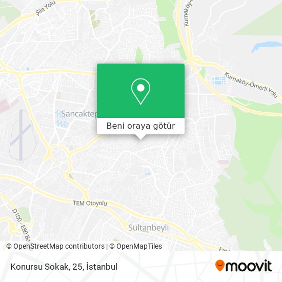 Konursu Sokak, 25 harita