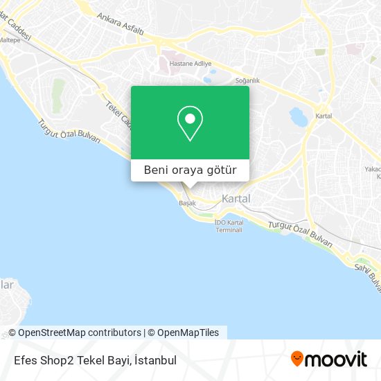 Efes Shop2 Tekel Bayi harita