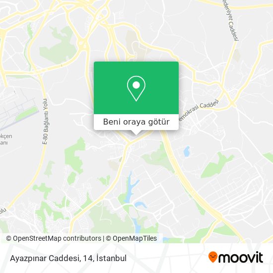 Ayazpınar Caddesi, 14 harita