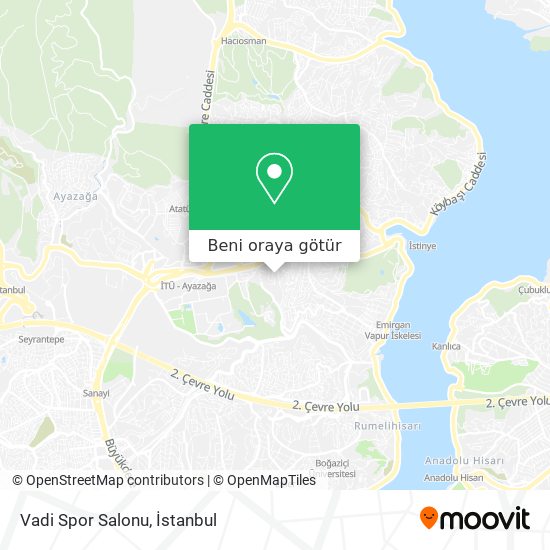 Vadi Spor Salonu harita