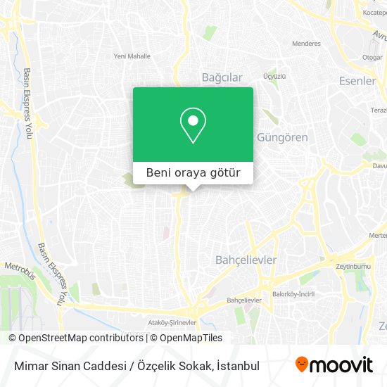 Mimar Sinan Caddesi / Özçelik Sokak harita