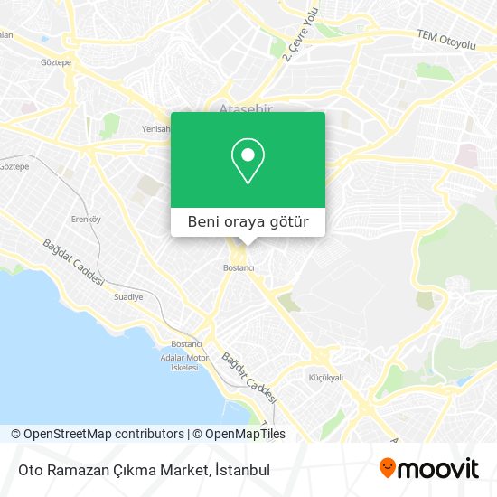 Oto Ramazan Çıkma Market harita