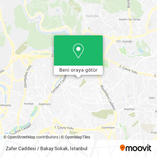 Zafer Caddesi / Bakay Sokak harita