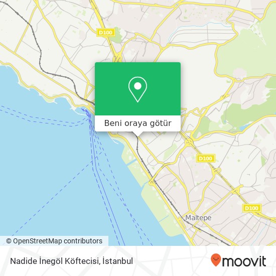 Nadide İnegöl Köftecisi harita