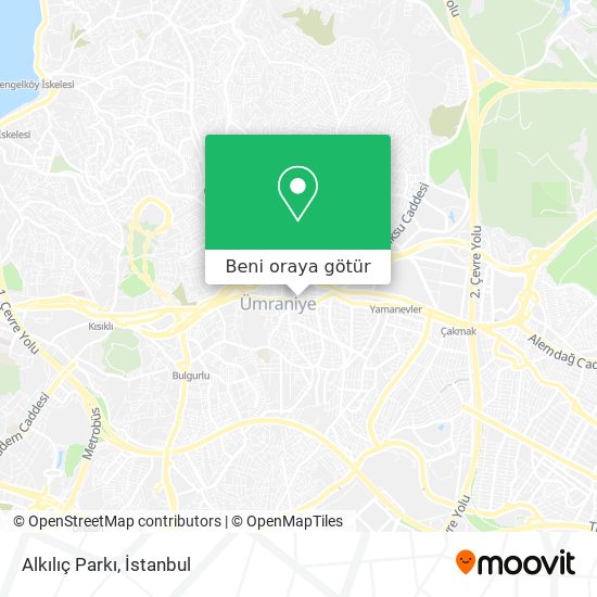 Alkılıç Parkı harita