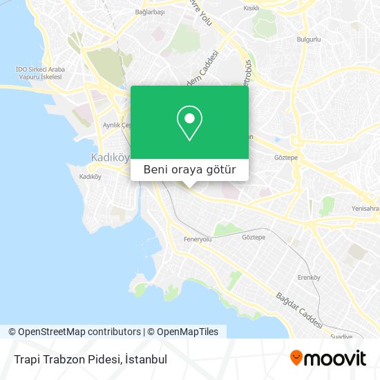 Trapi Trabzon Pidesi harita