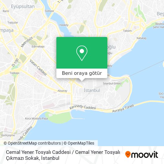 Cemal Yener Tosyalı Caddesi / Cemal Yener Tosyalı Çıkmazı Sokak harita