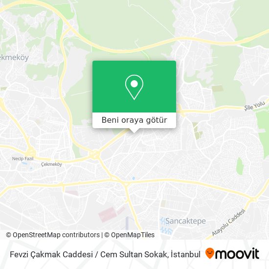 Fevzi Çakmak Caddesi / Cem Sultan Sokak harita