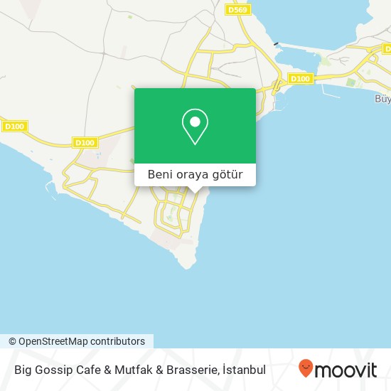 Big Gossip Cafe & Mutfak & Brasserie harita