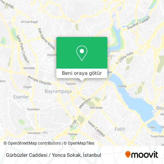 Gürbüzler Caddesi / Yonca Sokak harita
