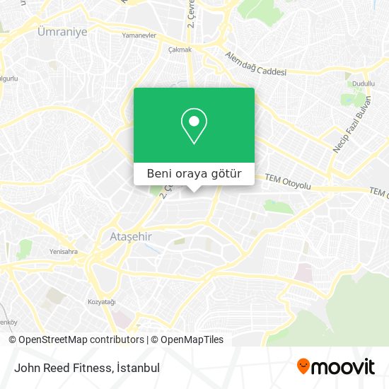 John Reed Fitness harita