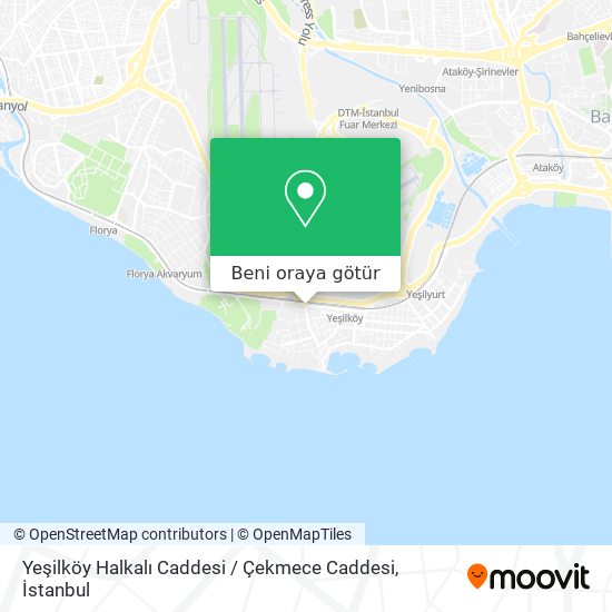 Yeşilköy Halkalı Caddesi / Çekmece Caddesi harita