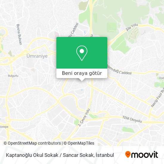 Kaptanoğlu Okul Sokak / Sancar Sokak harita