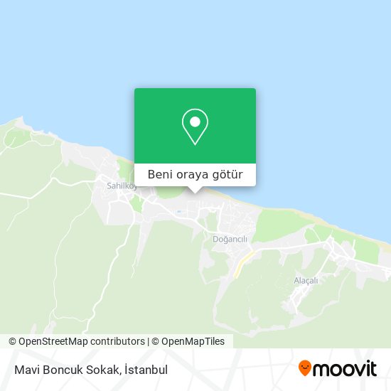 Mavi Boncuk Sokak harita