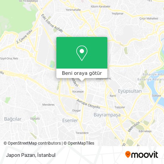 Japon Pazarı harita