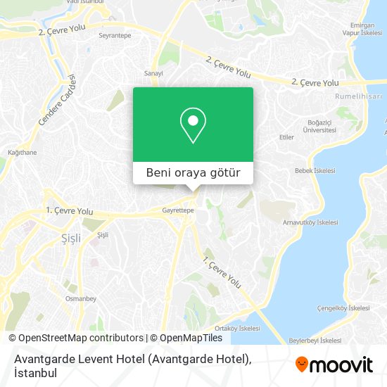 Avantgarde Levent Hotel (Avantgarde Hotel) harita