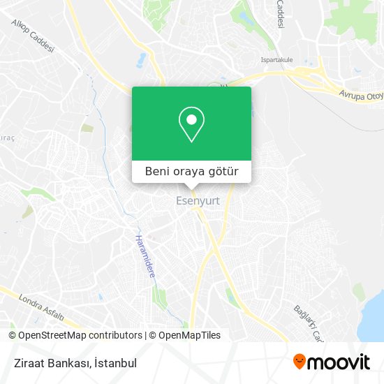 Ziraat Bankası harita