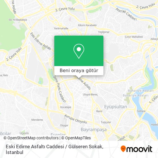 Eski Edirne Asfaltı Caddesi / Gülseren Sokak harita