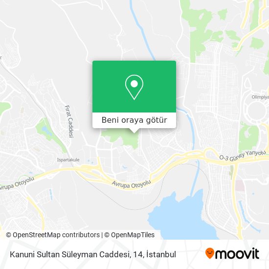 Kanuni Sultan Süleyman Caddesi, 14 harita