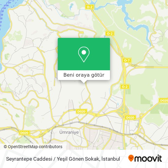 Seyrantepe Caddesi / Yeşil Gönen Sokak harita