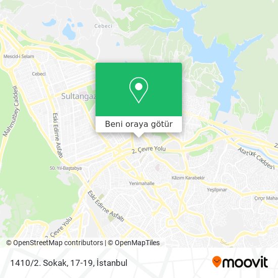 1410/2. Sokak, 17-19 harita