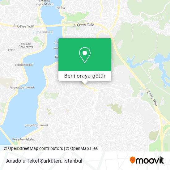 Anadolu Tekel Şarküteri harita