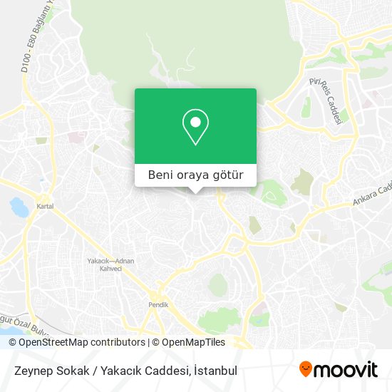 Zeynep Sokak / Yakacık Caddesi harita