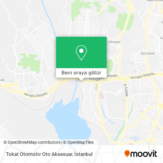 Tokat Otomotiv Oto Aksesuar harita